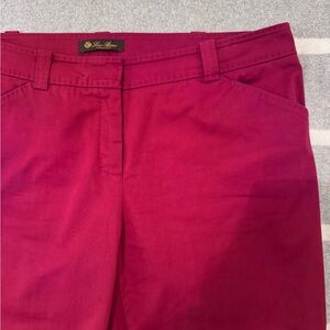 Loro Piana Fuchsia Red Trousers